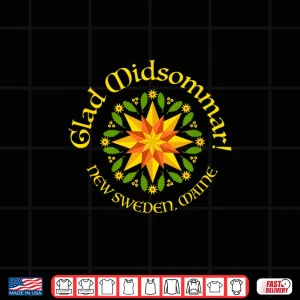 Design Midsommar Barn Quilt Design Shirt