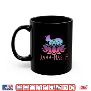 Mug Baaa maste Goat Yoga Namaste Spiritual Meditation Om Nayah Shirt