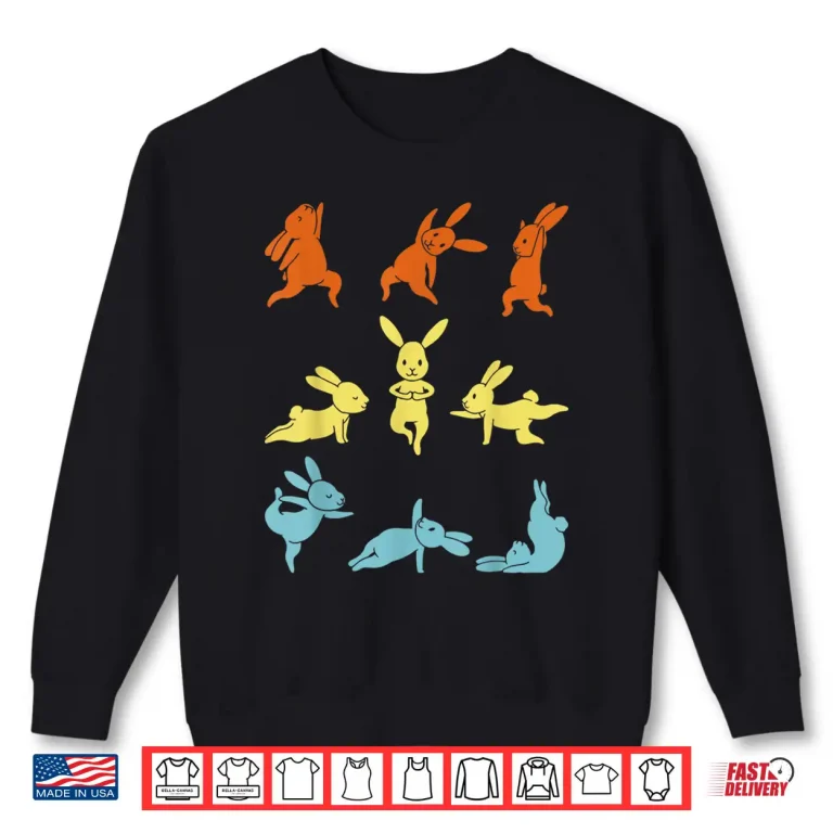 Sweatshirt Bunny Yoga Rabbit Breeder Veterinarian Zookeeper Shirt
