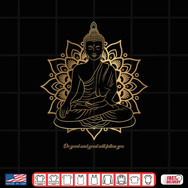 Design Buddha Mandala Buddhist Mindfulness Buddhism Spiritual Shirt
