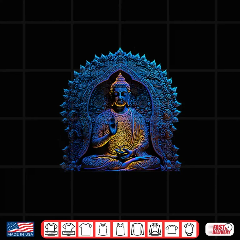 Design Buddha Statue Yoga Buddhist Zen Buddhism Meditation Shirt