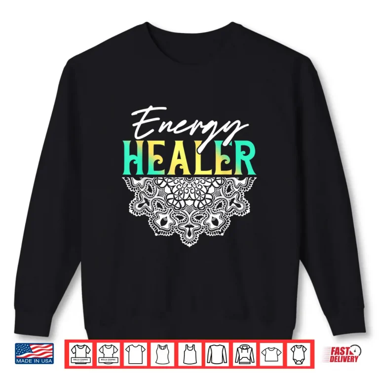 Sweatshirt Energy Healer Reiki Master Yoga Spiritual Chakra Japanese Shirt