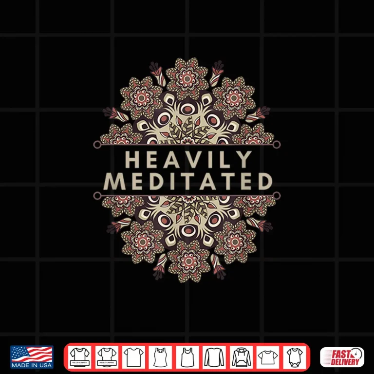 Design Heavily Meditated Antique Mandala Design for Yoga Lovers Shirt