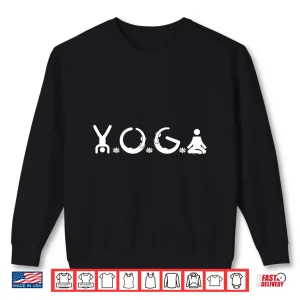 Sweatshirt I Love Yoga Teacher Lover Yoga Addict Saying Shirt