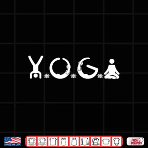 Design I Love Yoga Teacher Lover Yoga Addict Saying Shirt