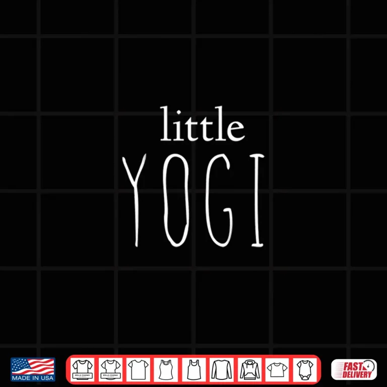 Design Kids Little Yogi Toddler Child Kid Yoga Shirt