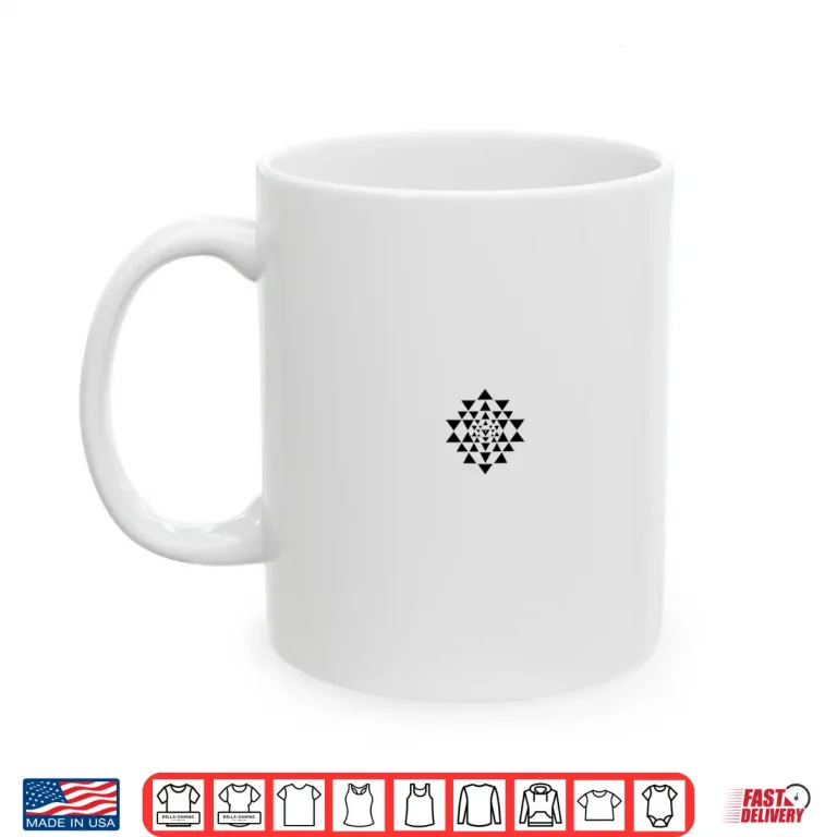 Mug Shri Yantra Buddhism Meditation Sacred Geometry Zen Chakra Shirt