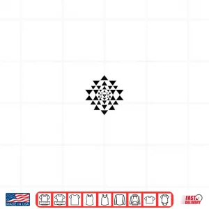 Design Shri Yantra Buddhism Meditation Sacred Geometry Zen Chakra Shirt