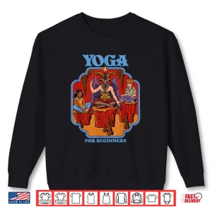 Sweatshirt Steven Rhodes Yoga for Beginners Baphomet Demon Dark Humor Shirt