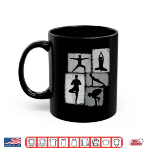 Mug Yoga Collage Yogi Men Instructor Youth Shirt