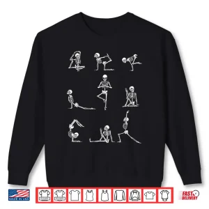 Sweatshirt Yoga Skeleton for a Yoga Fan Shirt