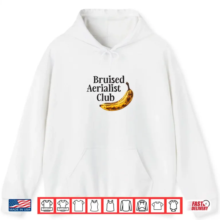 Hoodie Aerial Silk Hoop Bruised Aerialist Club Acrobatics Circus Shirt