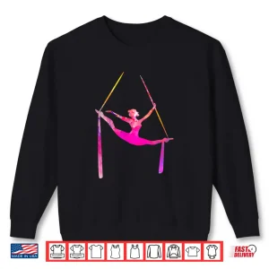 Sweatshirt Aerial Silk Dancer Air Yoga Silhouette Aerialist Shirt