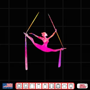 Design Aerial Silk Dancer Air Yoga Silhouette Aerialist Shirt