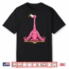 Flamingo Yoga Pose Flamingo Meditation Flamingo Doing Yoga Shirt