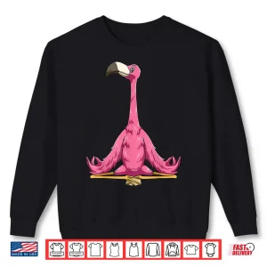 Sweatshirt Flamingo Yoga Pose Flamingo Meditation Flamingo Doing Yoga Shirt