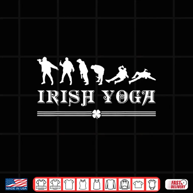 Design Irish Yoga St Patricks Day Drinking Team Gift for Drunk Men Shirt