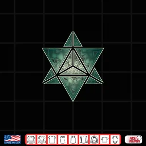 Design Merkaba Sacred Geometry Yoga Spirituality Meditation Trendy Shirt