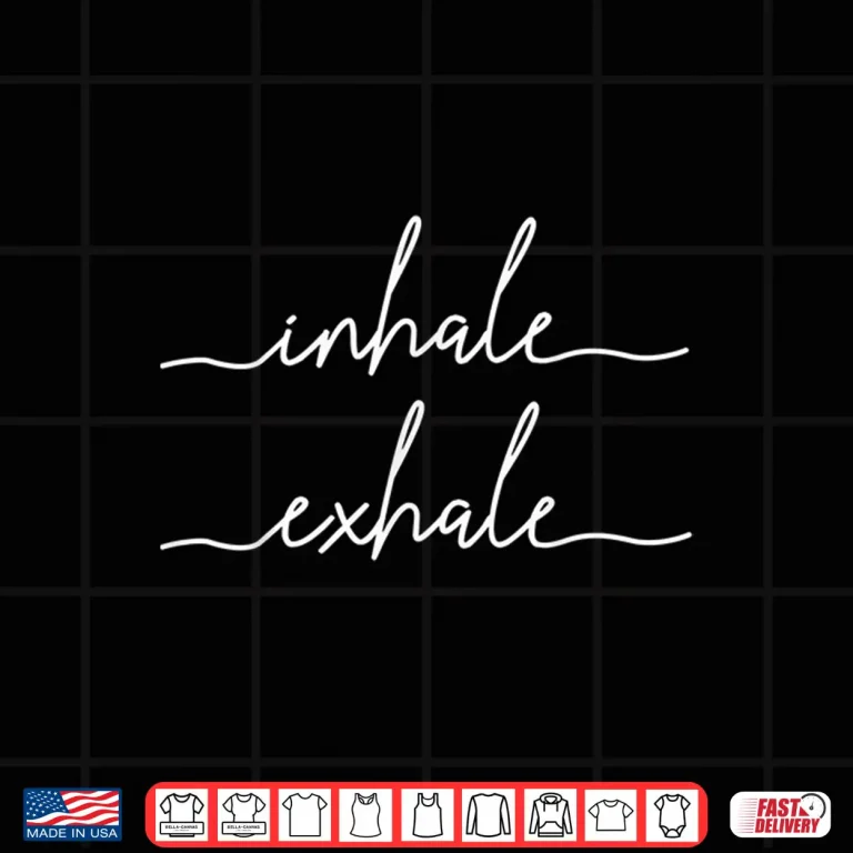 Design Yoga Meditation Inhale Exhale Spiritual Buddhism Yogi Gift Shirt