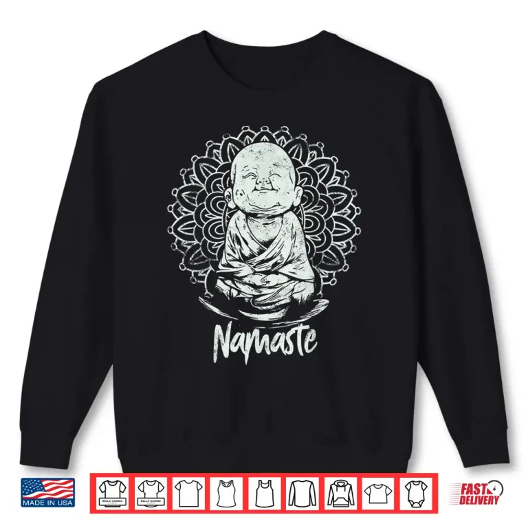 Sweatshirt BUDDHA YOGA Shirt YOGA namaste tshirt Gift for men women