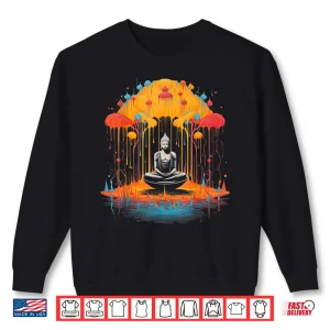 Sweatshirt Cool Surreal Zen Buddha Art Graphic Meditation Yoga 1 Shirt