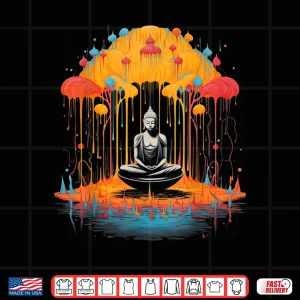 Design Cool Surreal Zen Buddha Art Graphic Meditation Yoga 1 Shirt