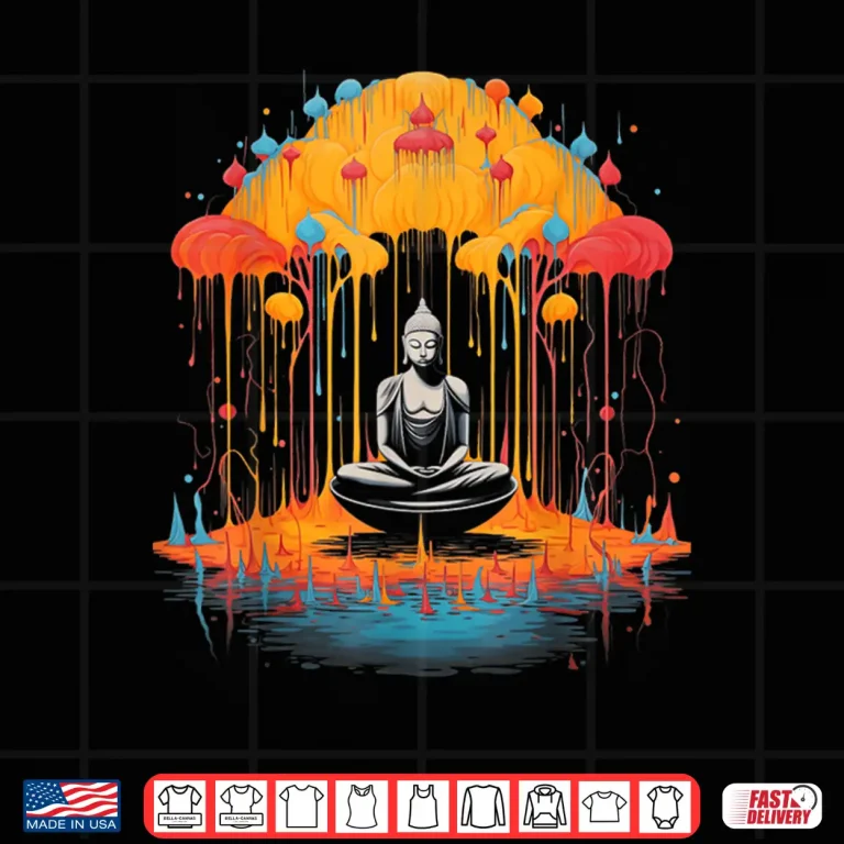 Design Cool Surreal Zen Buddha Art Graphic Meditation Yoga 1 Shirt