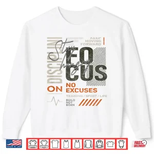 Sweatshirt Fitness Quote Y2K Fashion Gym Training Back Print Yoga Sport Shirt