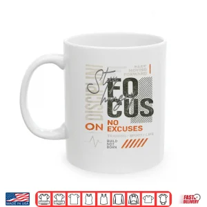 Mug Fitness Quote Y2K Fashion Gym Training Back Print Yoga Sport Shirt