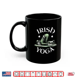 Mug Irish Yoga Festive Green St. Paddys Day Humor Shirt