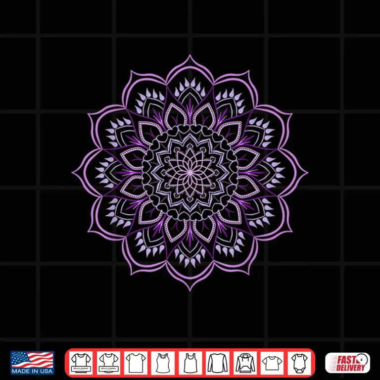 Design Mandala Sacred Energy Yoga Prana Art Mantra Om Good Vibe Shirt