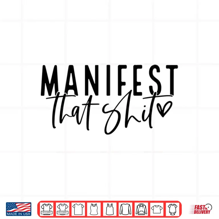 Design Manifest That Shit Attraction Law Spiritual Yoga Meditation Shirt