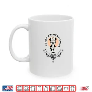 Mug Minnie Mouse Yoga Relax Breath Chill Shirt