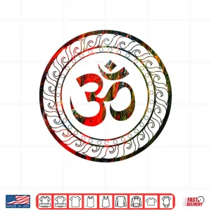 Design Om Ohm Aum Symbol Tshirt Spiritual Yoga Gift Shirt