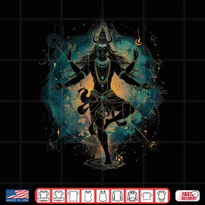 Design Shiva spiritual hindu god tandava dance yoga meditation Shirt