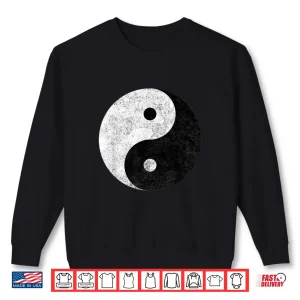 Sweatshirt Yin Yang Symbol Tao Taijitu Yoga Peace Love Shirt