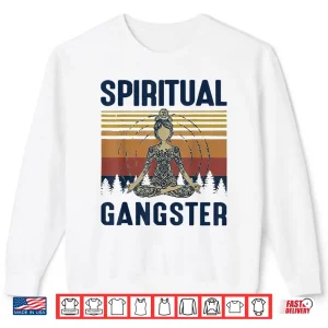 Sweatshirt Yoga Girls Spiritual Gangsters Vintage Yoga Lover Shirt