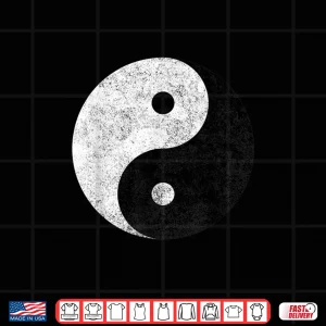 Design Yin Yang Symbol Tao Taijitu Yoga Peace Love Shirt