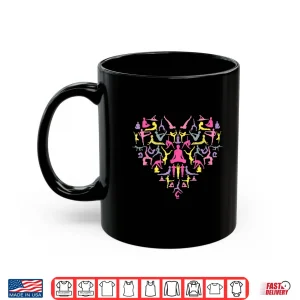 Mug Yoga Heart Spiritual Zen Meditation Pose Valentines Day Shirt