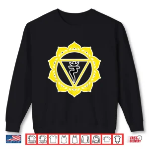 Sweatshirt Yoga Manipura Solar Plexus Wisdom Power Yellow Chakra Shirt