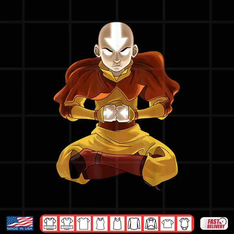 Design Avatar The Last Airbender Aang Meditation Shirt