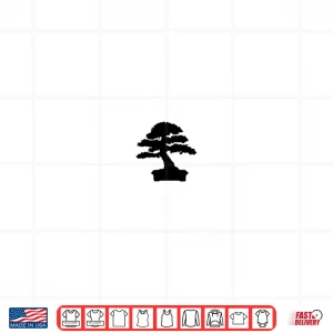 Design Japanese Bonsai Tree Zen Master Meditation Bonsai Plant Shirt