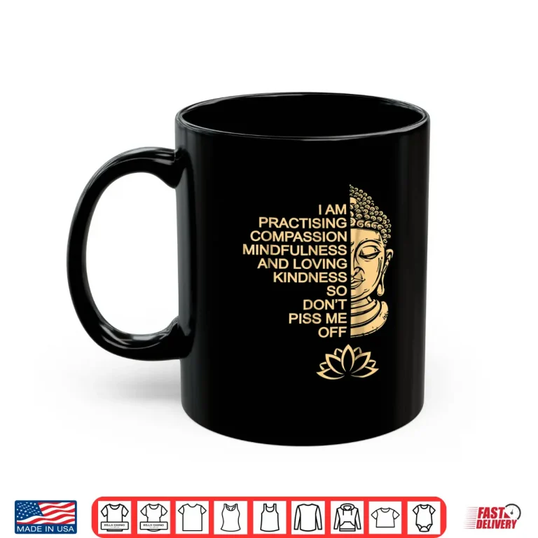 Mug Meditation Buddha T Shirt gift idea for men and women