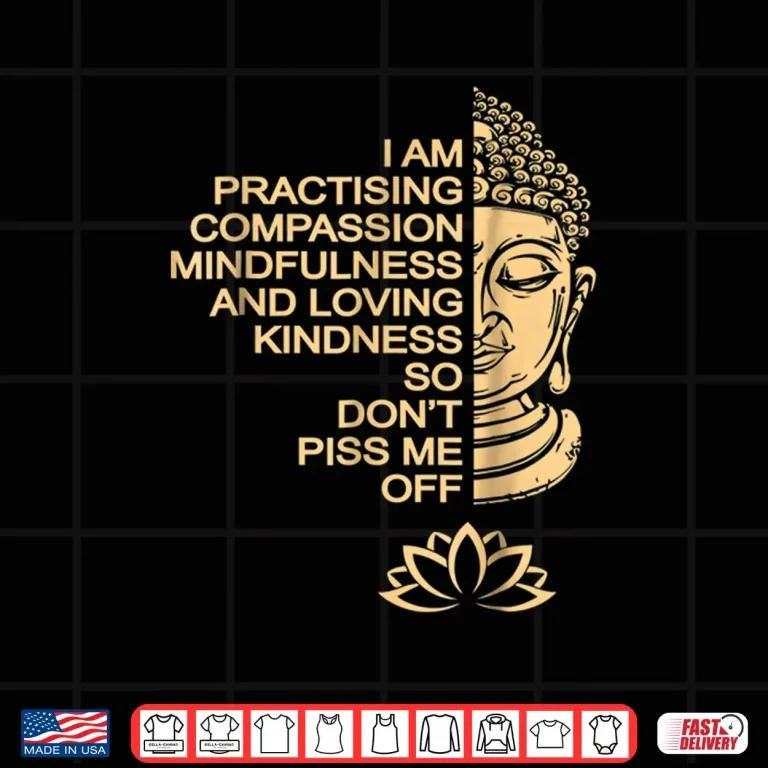 Design Meditation Buddha T Shirt gift idea for men and women