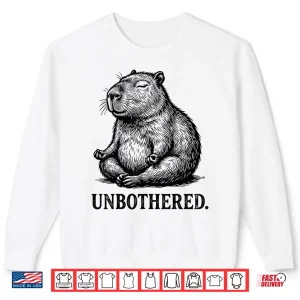 Sweatshirt Unbothered Capybara Meditation Shirt