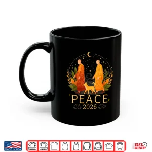 Mug Walk for Peace Monks Journey 2026 with Dog Meditation Cool Shirt