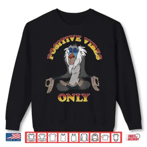 Sweatshirt Disney Lion King Rafiki Positive Vibes Meditation Portrait Shirt