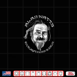 Design Alan Watts Everythings Zen meditation spiritual Shirt