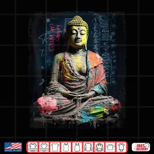 Design Buddhist Monk Zen Meditation Buddha Shirt