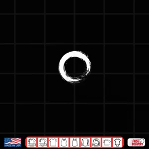 Design Enso Circle Zen Japanese Aesthetics Free Mind Meditation Fun Shirt